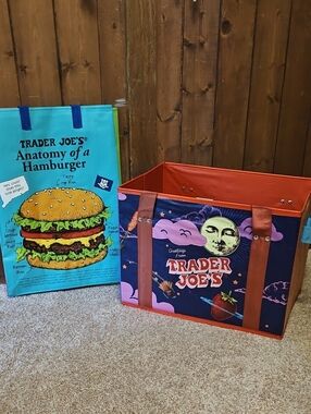Trader Joes Grocery And Reuseable Bags - Both Included